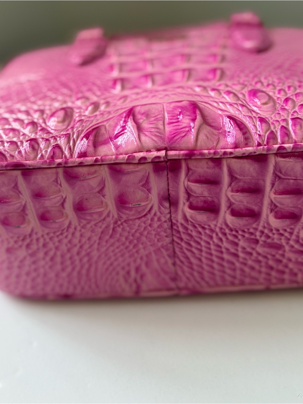 BRAHMIN Candy Pink Melbourne Collection Mara Mini Satchel Bag - - Picture 11 of 15